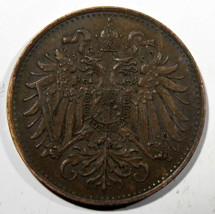 MOEDA Austria - 2 Heller 1894