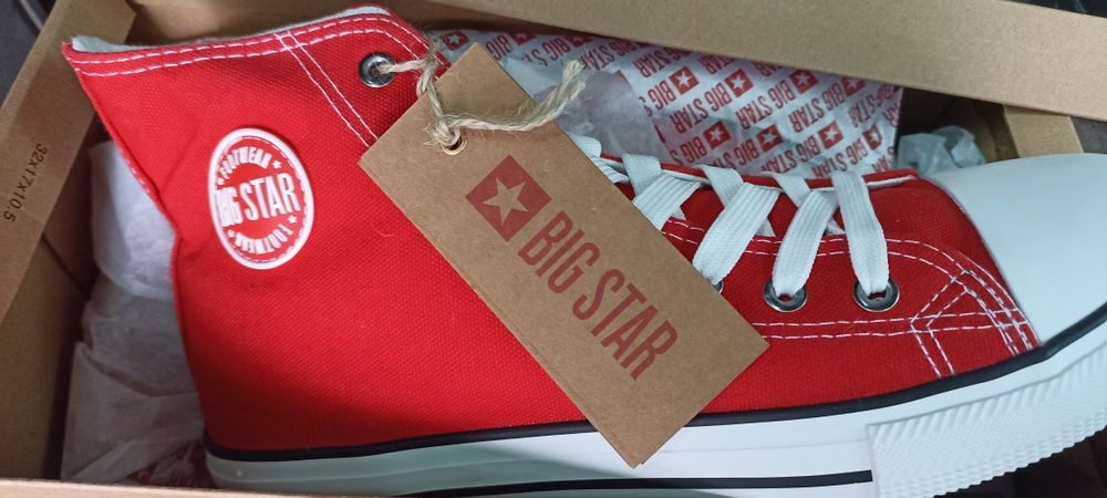 Trampki Big Star Czerwone