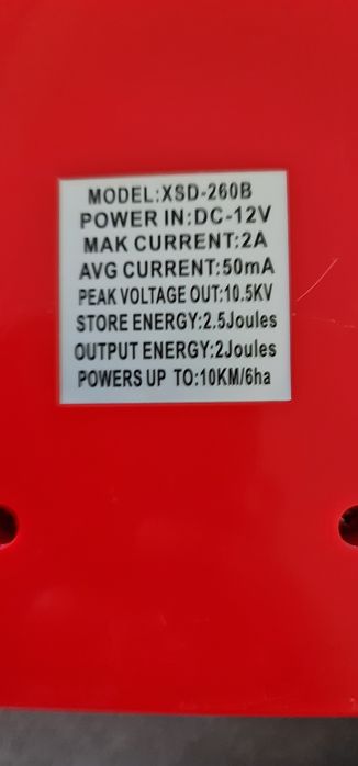 Pastuch, elektryzator IP 67