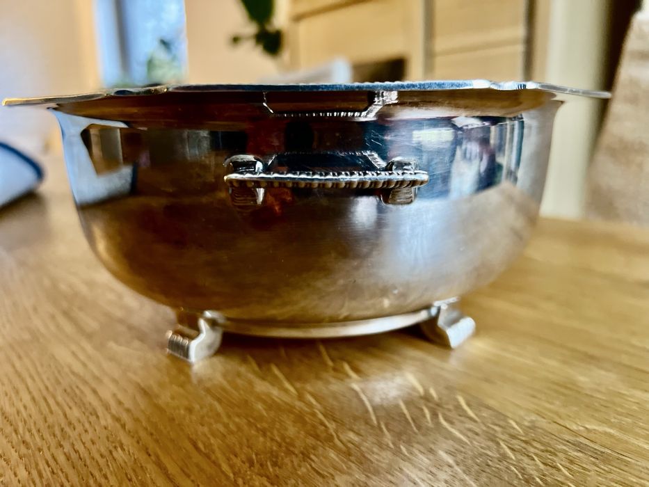 Naczynie misa waza czara posrebrzana