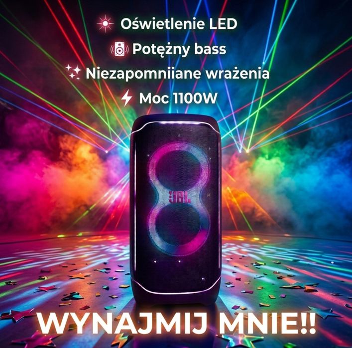 Wynajem głośnika JBL Partybox Ultimate, Na twoją imprezę!!