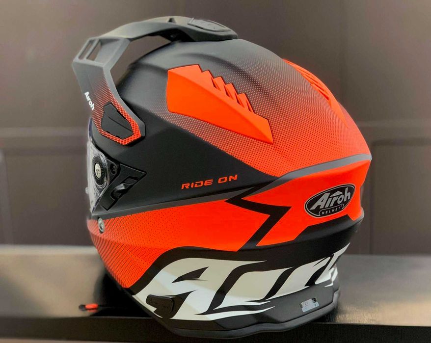 Capacete NOVO Airoh Commander Orange Matt (45% Desconto) Tamanho L