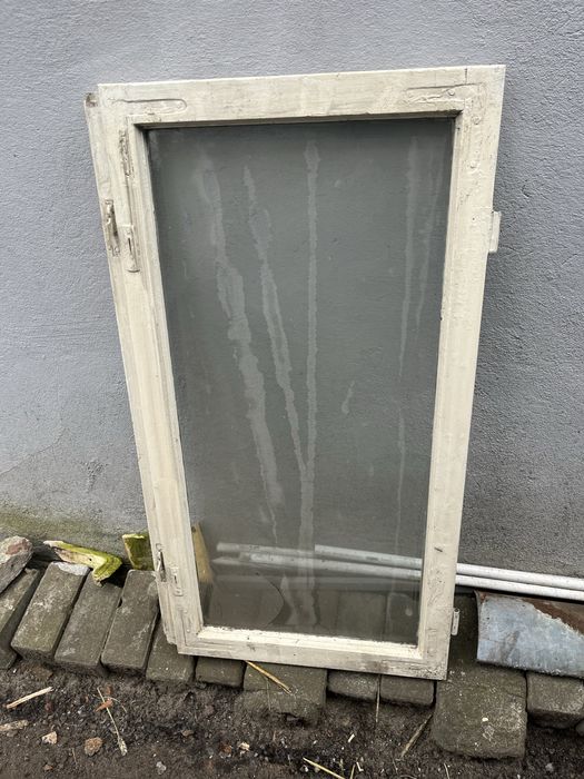 Drewniana rama okienna na lustro DIY prowansalski rustykalny boho home