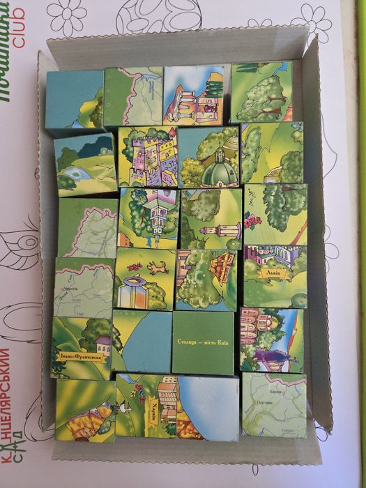 Кубики: ,,Карта України"
