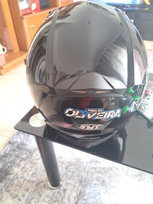 Capacete preto bom estado