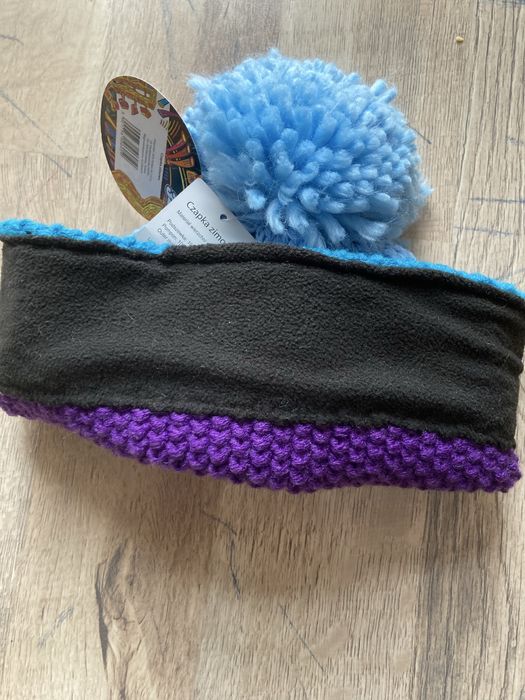 Czapka zimowa z pomponem wośp 32 biedronka