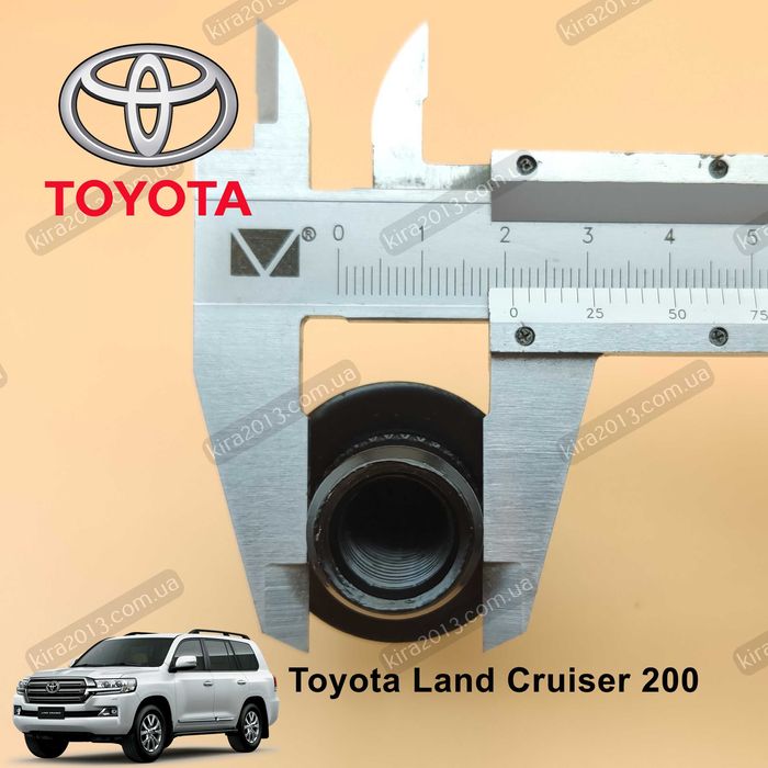 Черные колесные гайки Toyota Land Cruiser 200 Lexus LX М14х1.5 ключ 22