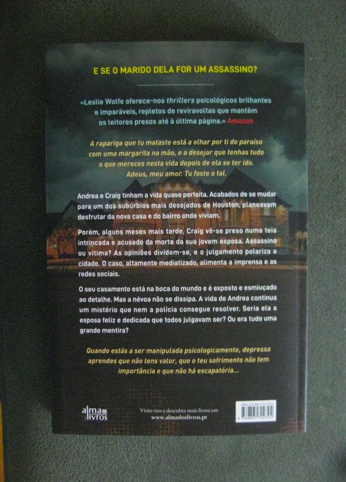 A Rapariga Que Mataste de Leslie Wolfe NOVO