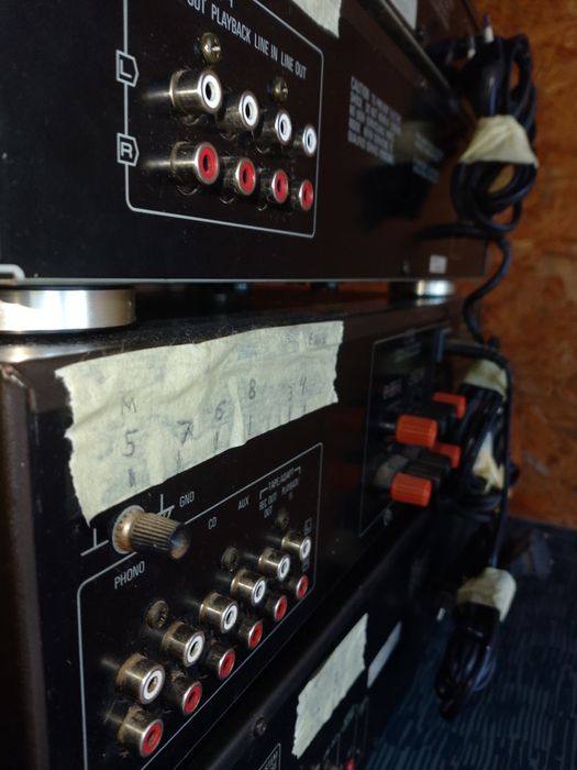 Aparelhagem techincs a funcionar