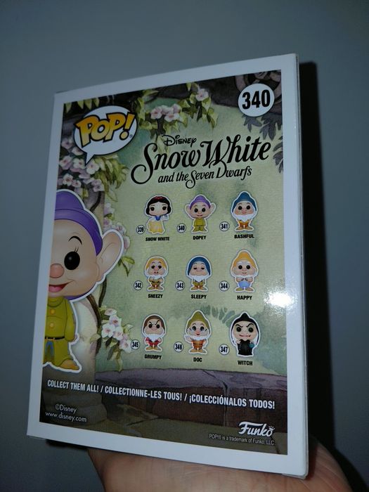 Funko Pop Disney Dopey Chase Snow White and the Seven  Dwarfs 80 Years 340