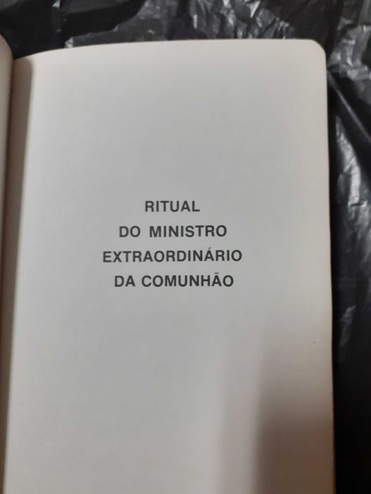 Ritual do Ministro Extraordinario da Comunhão de 1980 (Livraria Telos)