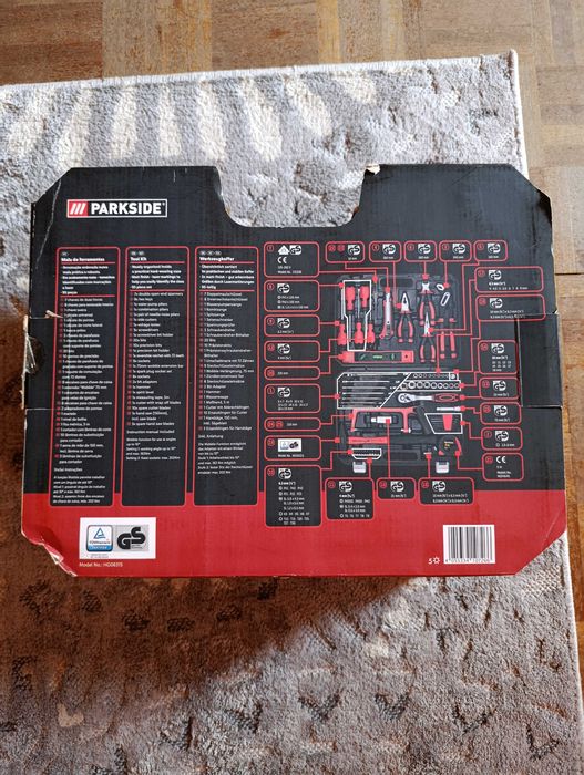 Maleta de ferramentas PARKSIDE®, 95 peças B-ware Novo