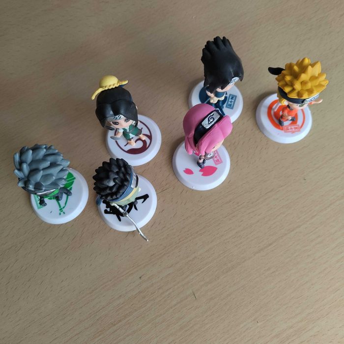 6 Bonecos Figuras Naruto