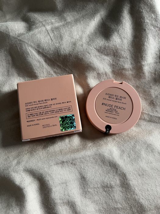 3ce mood recipe face blush nude peach