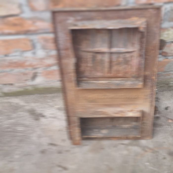 Stare Drzwiczki Żeliwne do Pieca / Wędzarni – Sygnowane Wł. 2 – CAŁE