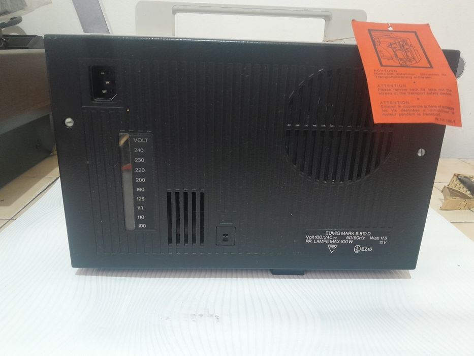 Projector de filmes eumig mark s 810 d lux