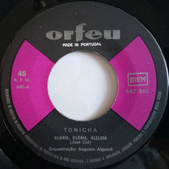 Tonicha	- - - - -	Glória, Glória, Aleluia	- - - - -	Single
