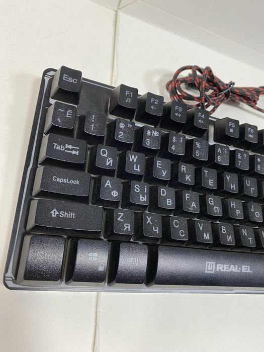Клавіатура Real-El Gaming 8710 TKL Backlit USB