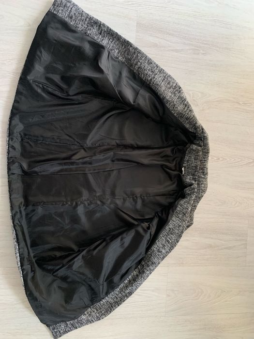 Szaro - czarny żakiet damski/ kurtka w stylu retro