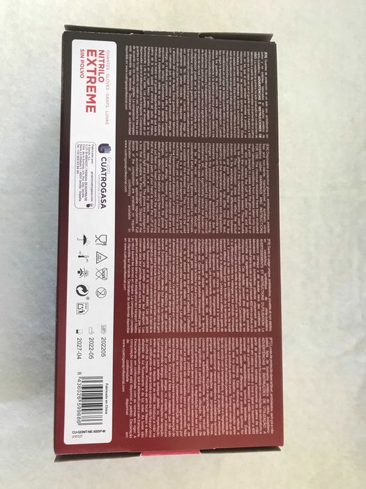 Luvas Nitrilo Preto Extreme