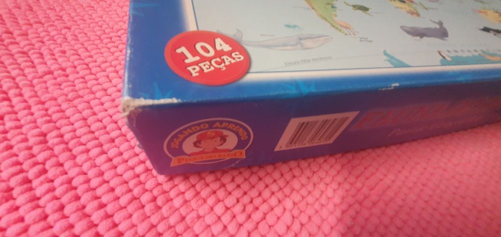 Puzzle geográfico fauna do mundo