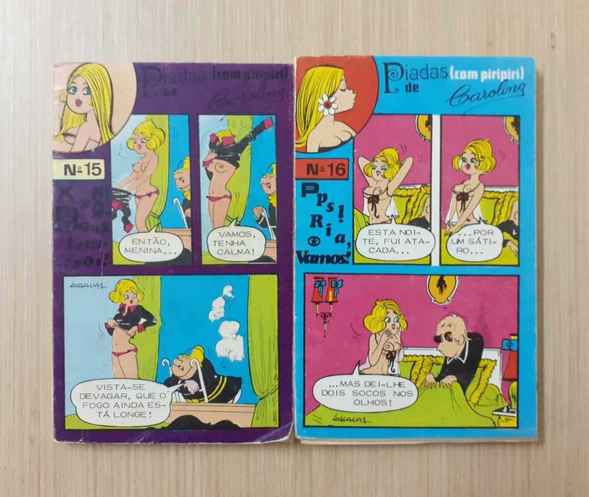 Piadas (com piripiri) de Carolina (BD humorística)