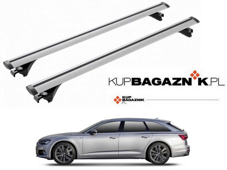 Bagażnik Dachowy AUDI A6 C8 kombi 2019 do 2025 bazowy belki relingi