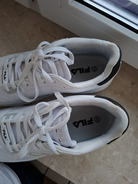 Białe buty Fila 45 Jak nowe