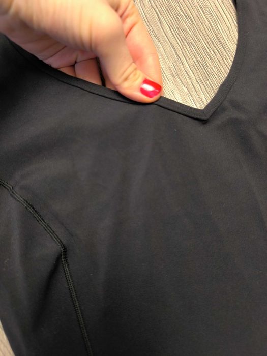 Лонгслів Lululemon чорний для йоги, пілатес