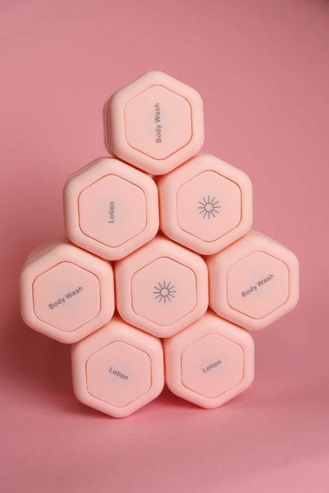 ‼️ХІТ продаж‼️Магнітні баночки для крему 3шт,дорожні набір контейнерів