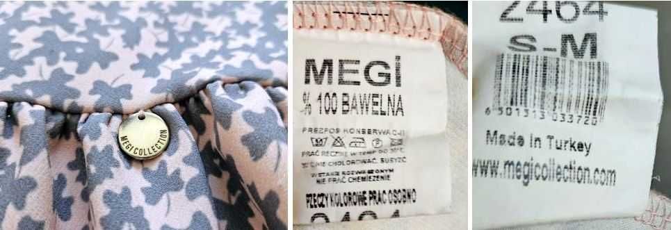 Sukienka MEGi Collection, 100% bawełna, ciążówka? + bonus: kolczyki (2 pary) + darmowa dostawa!