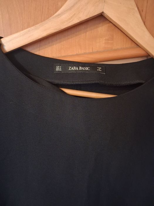 Коктейльне коротеньке чорне плаття ZARA