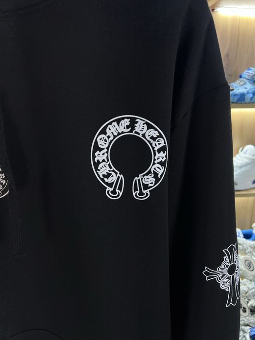 Худі Chrome Hearts Horseshoe Logo Black