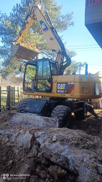 Usługi koparko - ładowarką, koparką kołową - transport, kucie