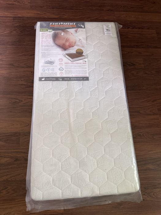Materac fo łóżeczka Fiki Miki 120/60 Nowy Atest PZH