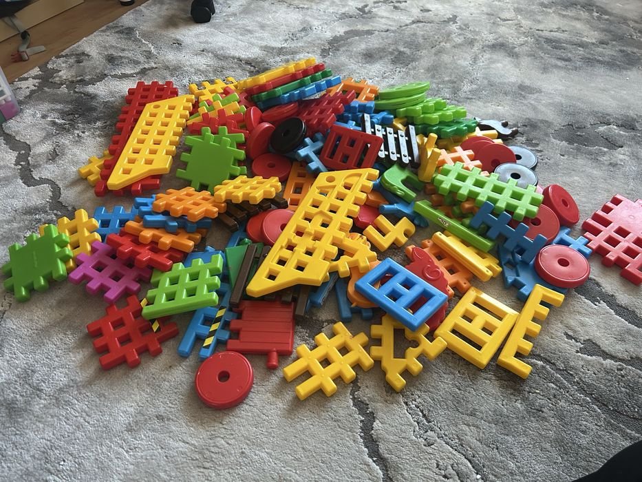 Klocki wafle plastikowe