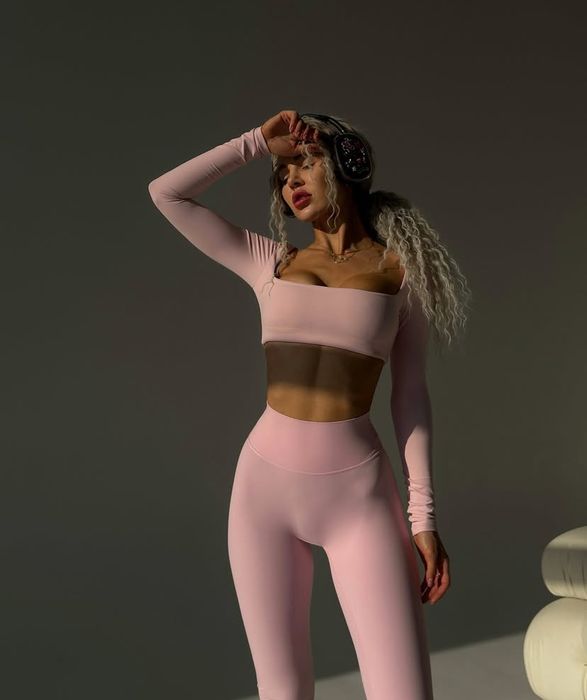 ‼️NEW‼️Спортивні комплекти для фітнесу. Лосини з push up та рашгард