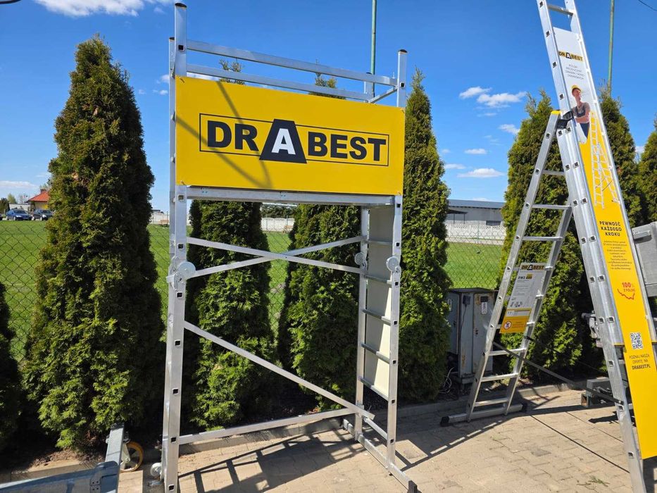 Drabina aluminiowa wielofunkcyjna 3x10 szczebli PRO DRABEST