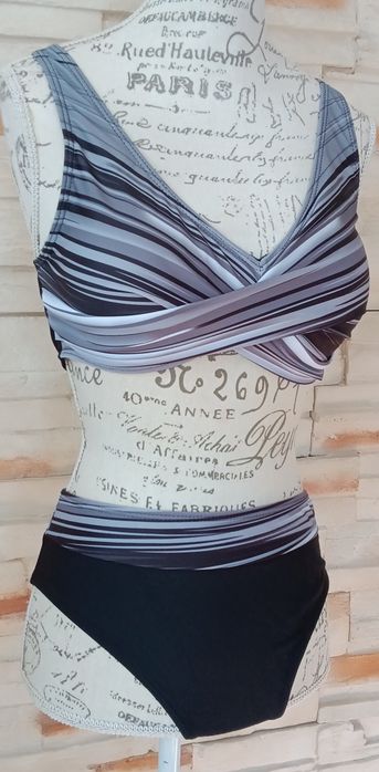Kostium kąpielowy bikini modelujące pasy wysoki stan push up r.M/L. WDCD