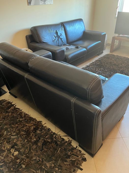 Conjunto de Dois sofás 2 lugares e 3 lugares