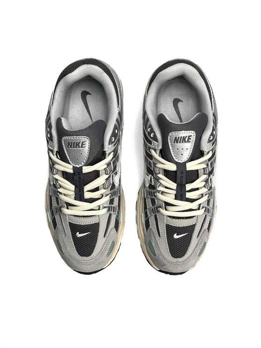 Кросівки Nike P-6000 WMNS Grey Black Green premium i89