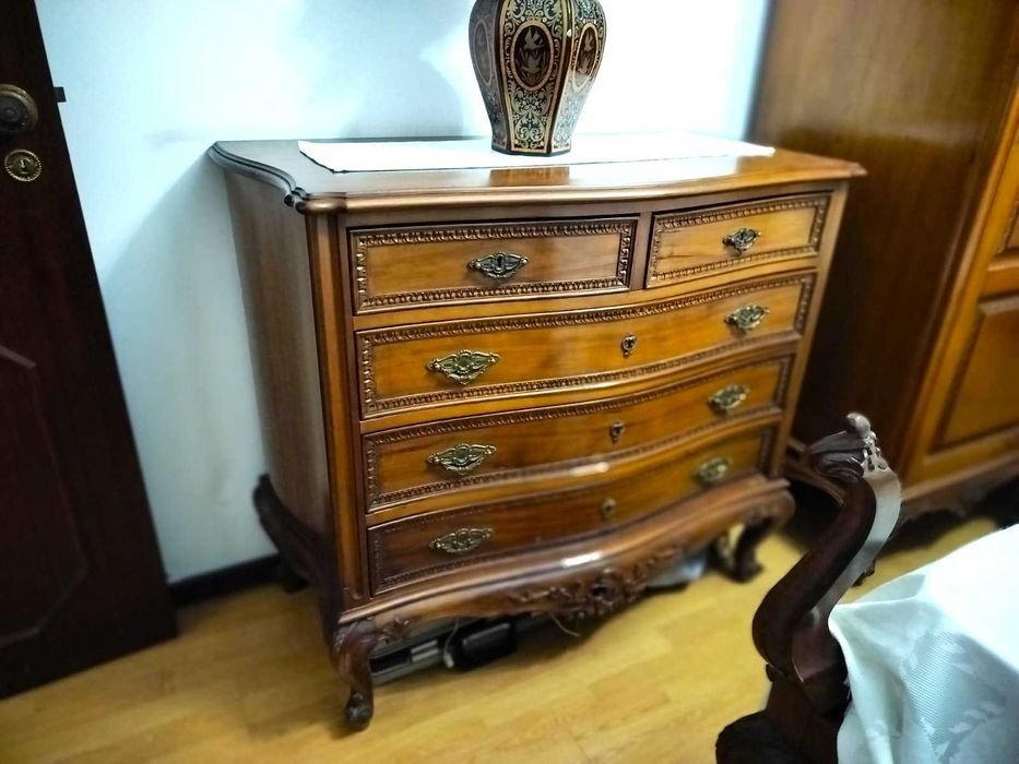 Quarto Luís XVI com Talha Completo -  Estado Excelente