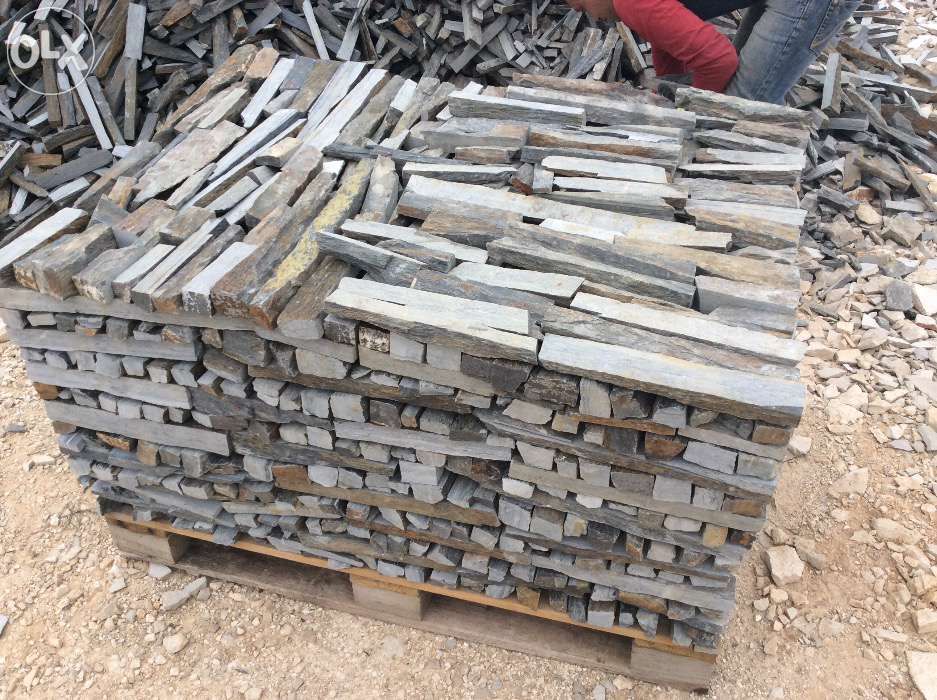 Tiras xisto sobrepor pedra rustica