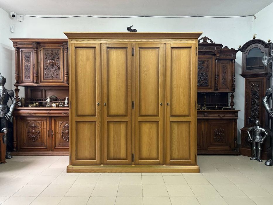 Спальний гарнітур шафа дерево шкаф 3508 ліжко дубове 3509 тумба 3510