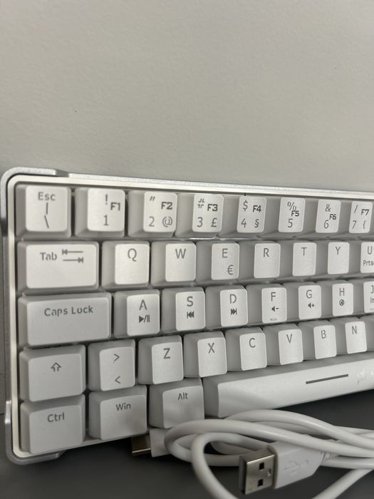 Teclado Nplay 60% Branco