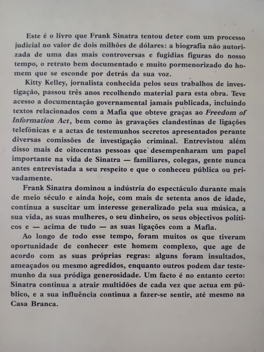 A Biografia Não Autorizada de Frank Sinatra