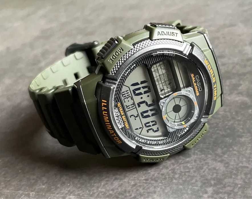 Оригинальные наручные часы Casio AE1000 W Часы Касио