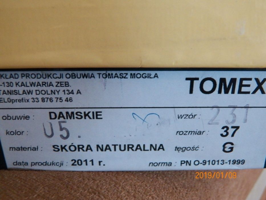 kozaki skórzane nowe - nowa cena