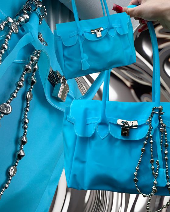 Трендова силіконова сумка Jelly Firkin (Birkin)