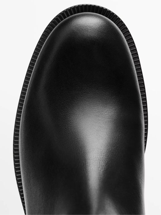 Шкіряні черевики Massimo Dutti 38